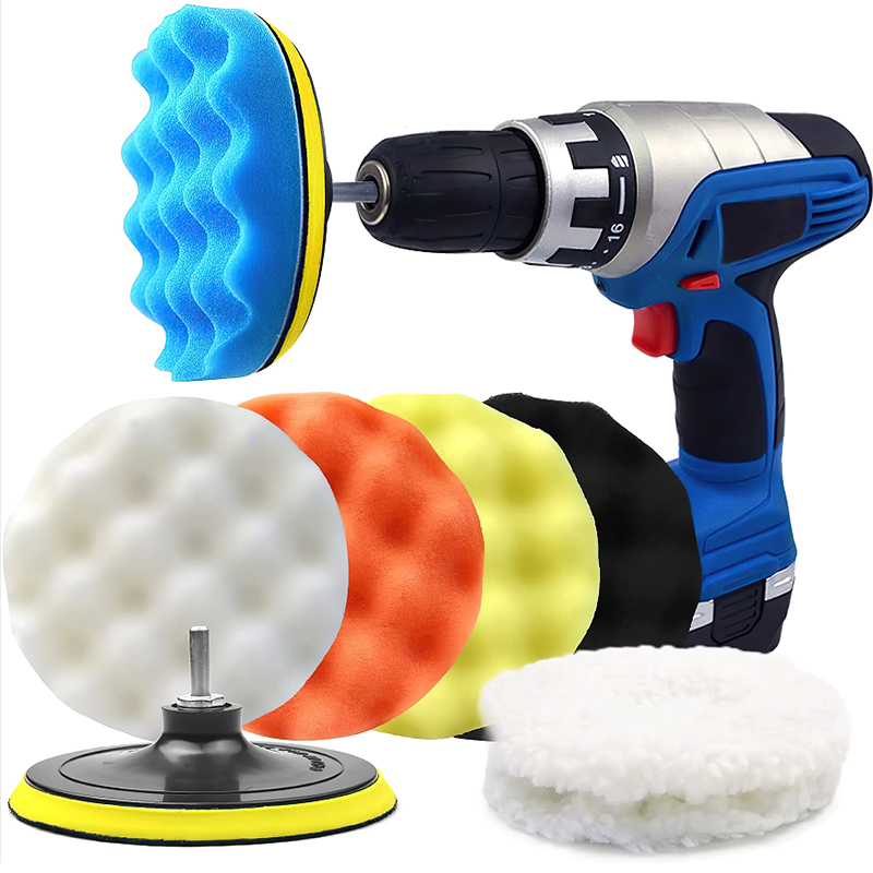 Power Tools List - Kit de 8 tampons de polissage