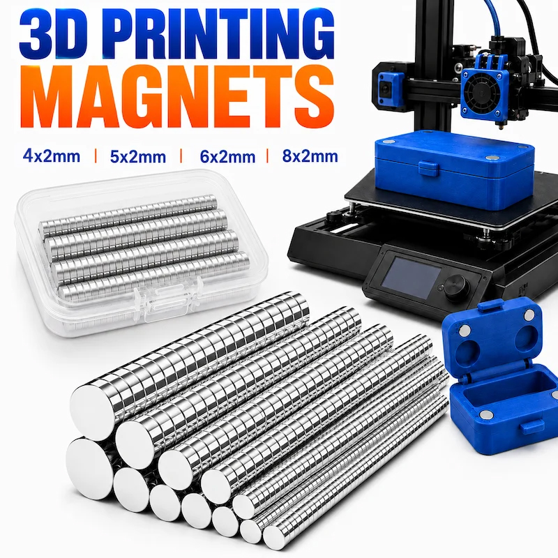 Power Tools List - Ensemble de 120 aimants d'impression 3D,