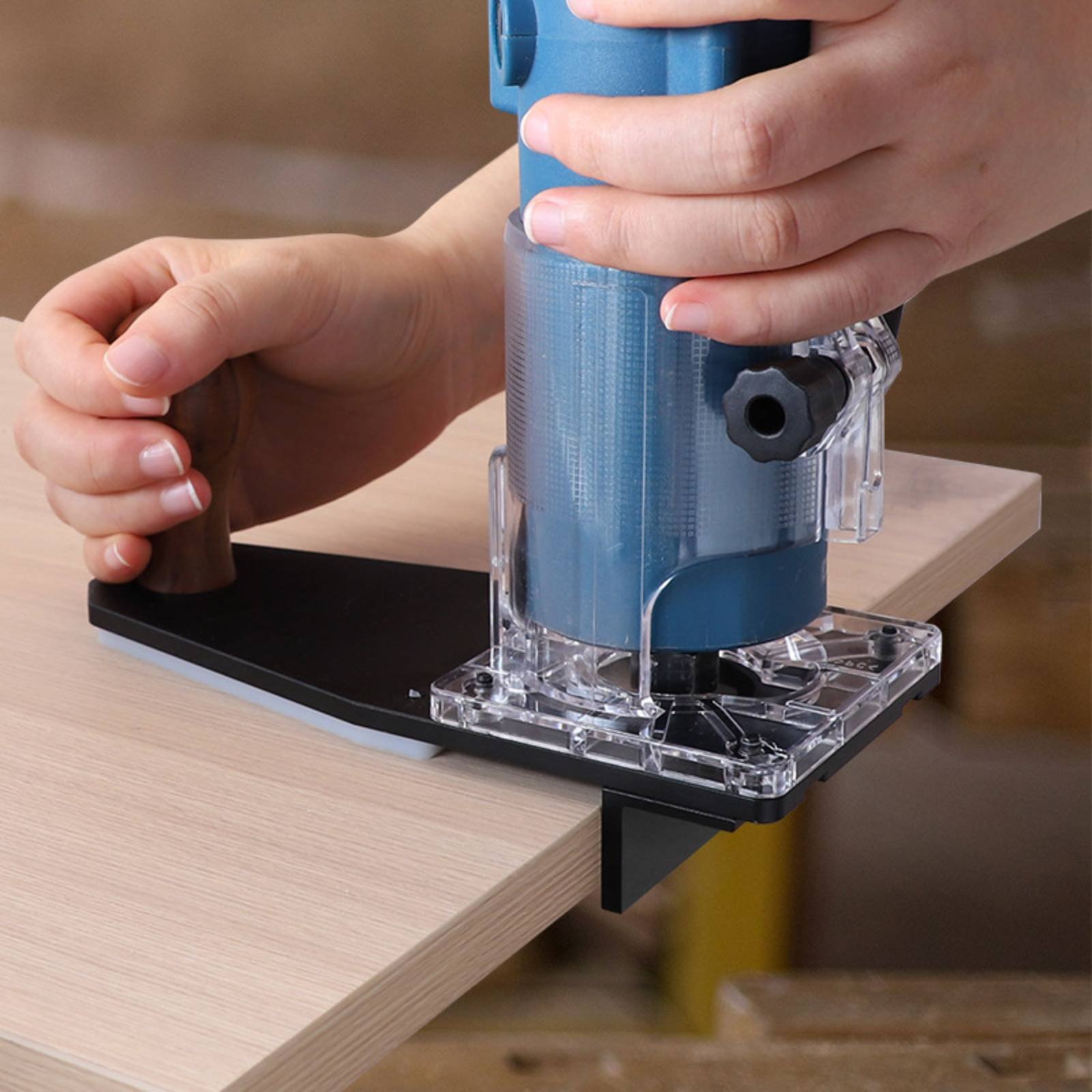 Power Tools Router - Base de défonceuse pour bordures, contrôle