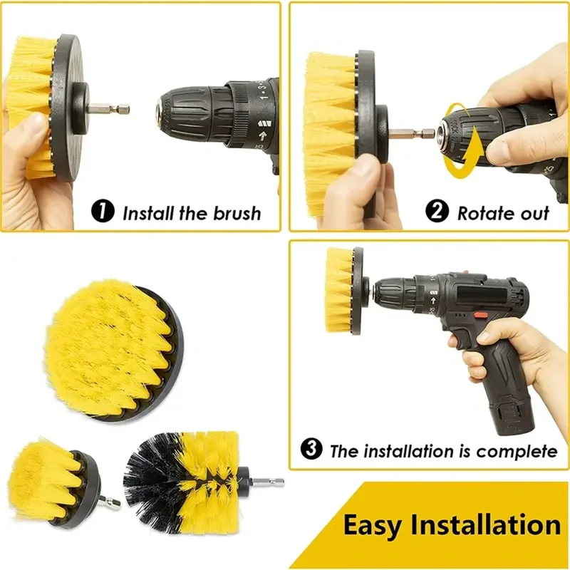 Kit de 3 brosses de nettoyage  - Power Tools List avis et prix