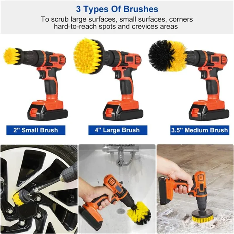 Kit de 3 brosses de nettoyage  - Power Tools List avis et prix